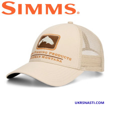 Кепка Simms Trout Icon Trucker Burnished Clay